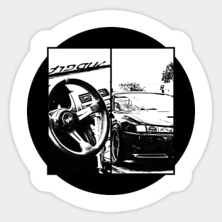 NISSAN SILVIA S14 KOUKI Black 'N White 5 Sticker